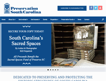 Tablet Screenshot of preservesc.org